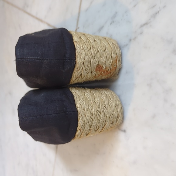 Ralph Lauren wedges, black, women's size 8 - Picture 4 of 6